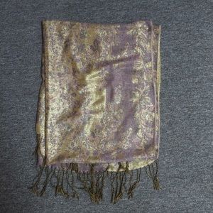 New Pashmina Silk Shawl Scarf From Afghanistan